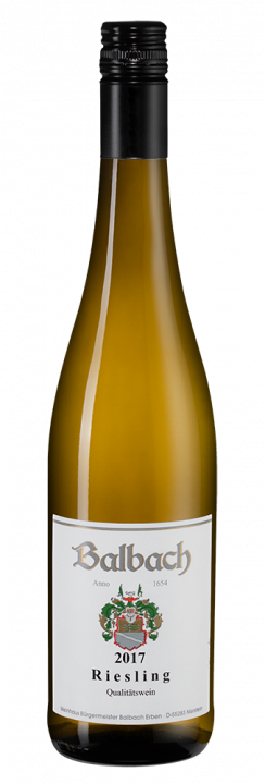 Balbach Riesling, 0.75 л., 2017 г.