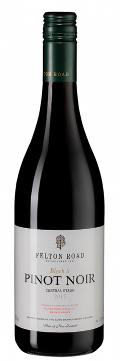 Pinot Noir Block 5, 0.75 л., 2017 г.