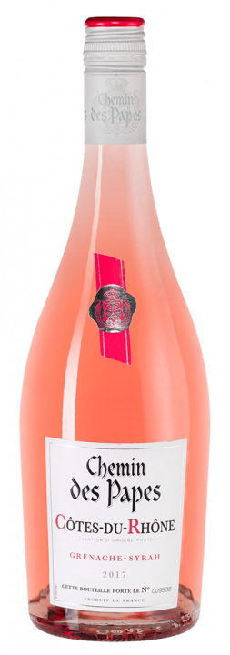 Chemin des Papes Cotes du Rhone Rose, 0.75 л., 2017 г.