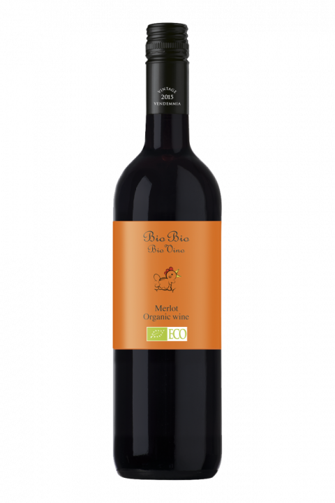 Bio Bio Merlot, 0.75 л., 2016 г.