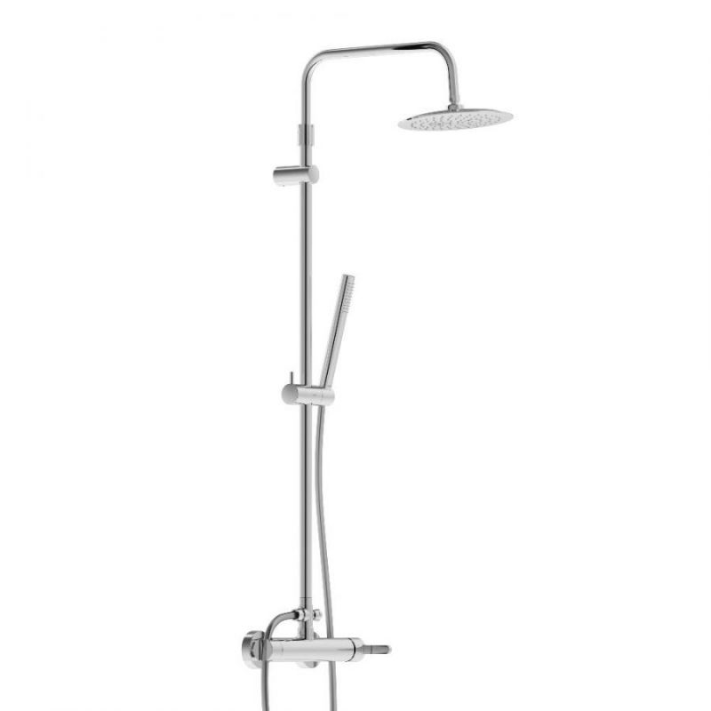 Душевая система с душевым смесителем Damixa Scandinavian Pure, хром 936710000