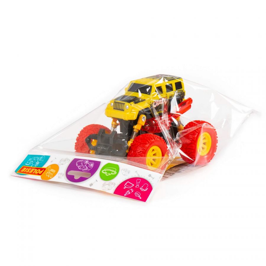 "Монстр РАЛЛИ" - "Крэйзи", автомобиль инерционный (со светом и звуком) (в пакете)