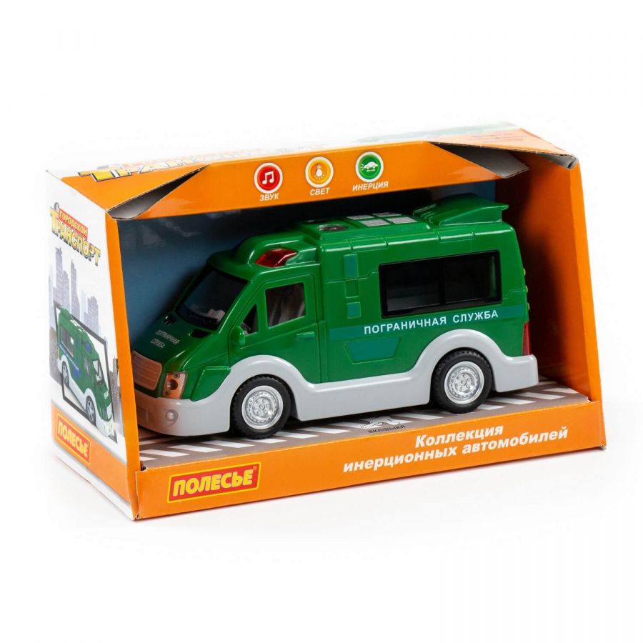 "Пограничная служба", автомобиль инерционный (со светом и звуком) (в коробке)