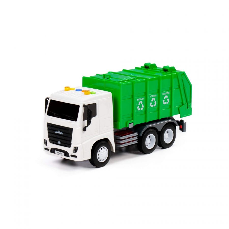 МАЗ, автомобиль коммунальный инерционный (со светом и звуком) (в коробке)