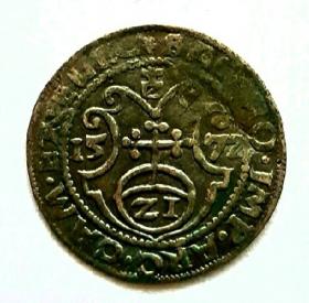 1/21 талера 1572 Бранденбург Пруссия AUNC