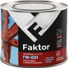 Грунт по Металлу Faktor 0.8кг Антикоррозионный, Серый, Красно-Коричневый, Универсальный, Алкидный / Фактор