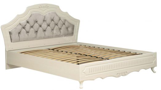 Спальный гарнитур Кантри (патина), Вудлайн кремовый/Сандал белый