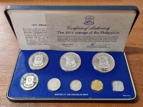 Филиппины Набор 8 монет 1975 год Proof