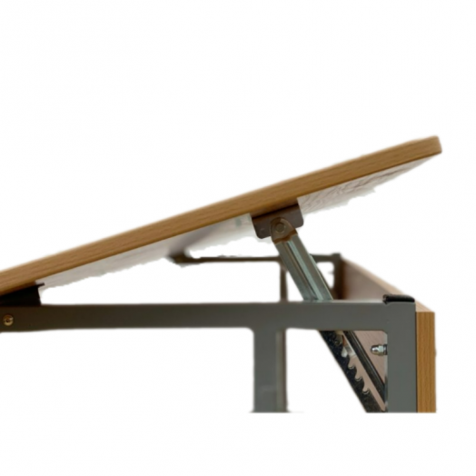 УМНИК Стол нерегулируемый 1-местный (Оранжевый металлокаркас)