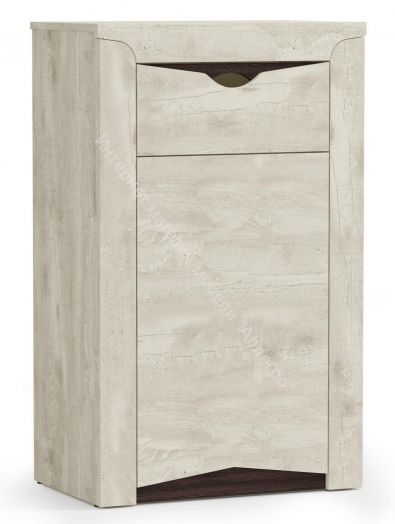 Тумба 33.20 Лючия, Бетон пайн белый/Венге