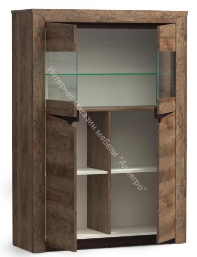Шкаф комбинированный 33.15 Лючия, Кейптаун/Венге