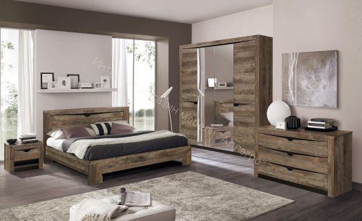 Шкаф для одежды 33.01 Лючия (4 - х дверный), Кейптаун/Венге