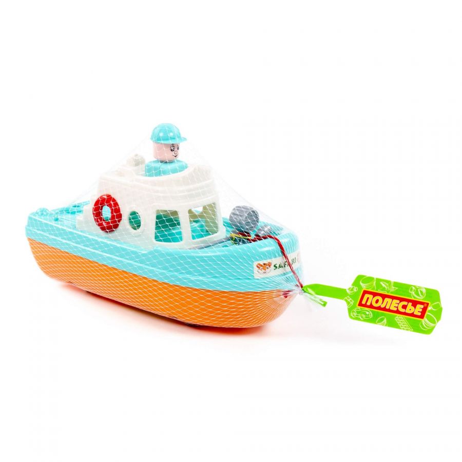 Катер "Спасатель" (бирюзовый) (в сеточке)