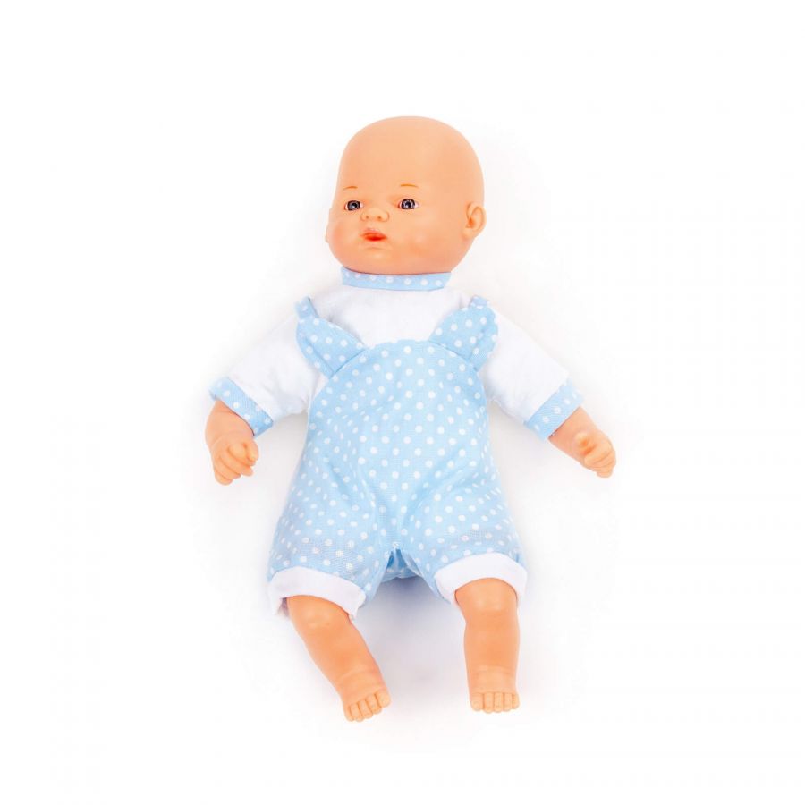 Пупс мягконабивной "Милый" (28 см) в комбинезоне (в пакете)