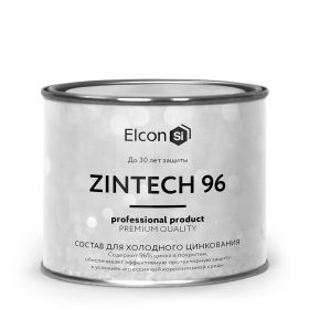 Грунтовка для Холодного Цинкования Elcon Zintech 96 1кг Серый для Антикоррозионной Защиты Черных Металлов