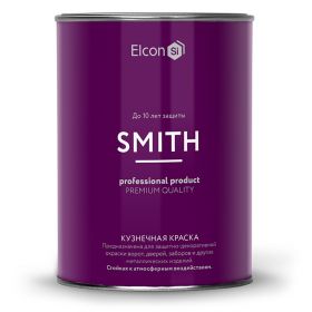 Кузнечная Краска Elcon Smith 0.8кг для Защитно-Декоративной Окраски Металлических Изделий, Полученных с Помощью Ковки, Штамповки, Литья