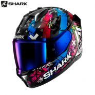Шлем Shark Skwal i3 Hellcat, чёрно-синий