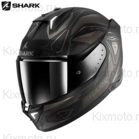 Шлем Shark Skwal i3 Linik, чёрно-серый