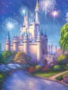 Фон стена "Castleblue wall"