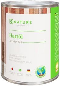 Твердое Масло Gnature 245 Hartol 0.75л 3003 Светло-Жёлтый Универсальное для Деревянных Стен, Потолков, Полов, Лестниц, Мебели, Пробки и ОСБ.