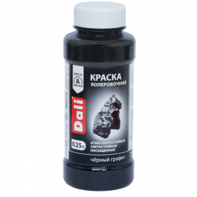 Краска Колеровочная Dali 0.25л Черный Графит Акриловая / Дали.