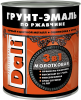 Грунт-Эмаль по Ржавчине 3 в 1 Dali 10л Черный с Молотковым Эффектом / Дали Грунт-Эмаль.