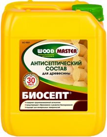 Антисептический Cостав Woodmaster Биосепт 5л для Древесины / Вудмастер Биосепт.