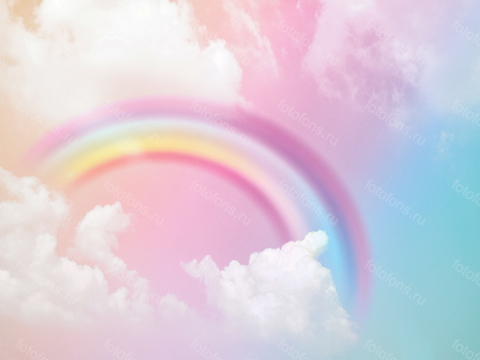 Фон стена "Rainbow №1"