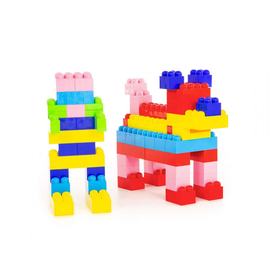 Конструктор "Великан" (153 элемента) (в мешке)