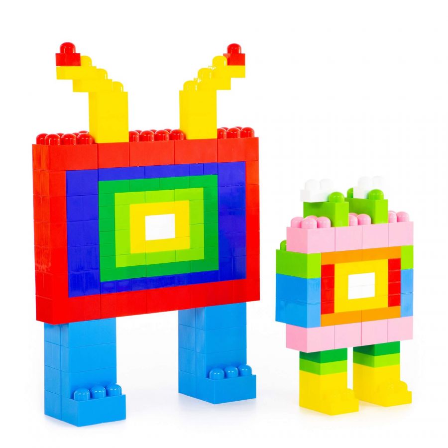 Конструктор "Великан" (198 элементов) (в мешке)