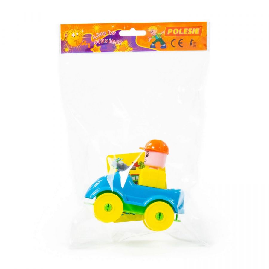 Конструктор "Юный путешественник" - Квадроцикл (10 элементов) (в пакете)