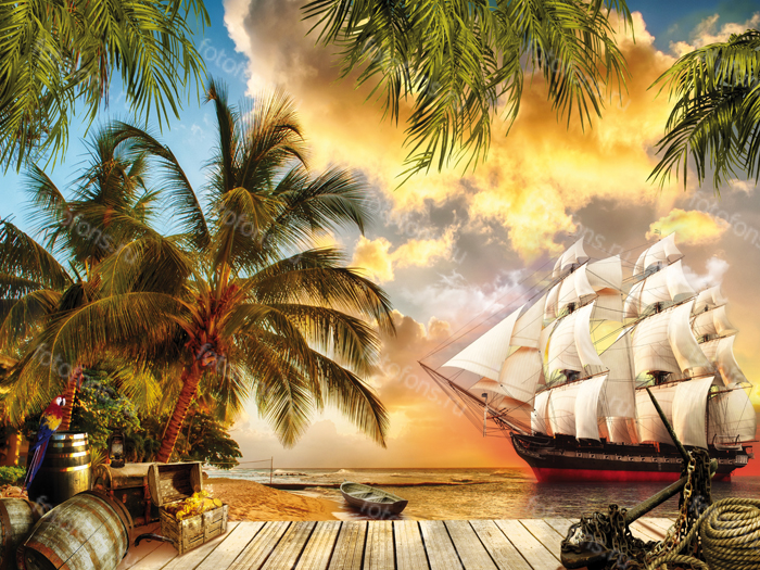 Фон стена "Pirate wall"