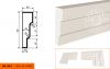 Фасадный Молдинг Lepninaplast  МВ-155/2  В155хШ45хД2000 мм / Лепнинапласт.