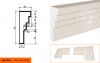Фасадный Молдинг Lepninaplast  МВ-250/6  В250хШ90хД2000 мм / Лепнинапласт.