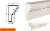 Фасадный Подоконник Lepninaplast ПВ-150/2 В150хШ80хД2000 мм / Лепнинапласт
