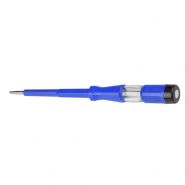 Uniel отвертка индикаторная, 190 мм, до 600В, шлицевая UVT-M15 190/600V BLUE