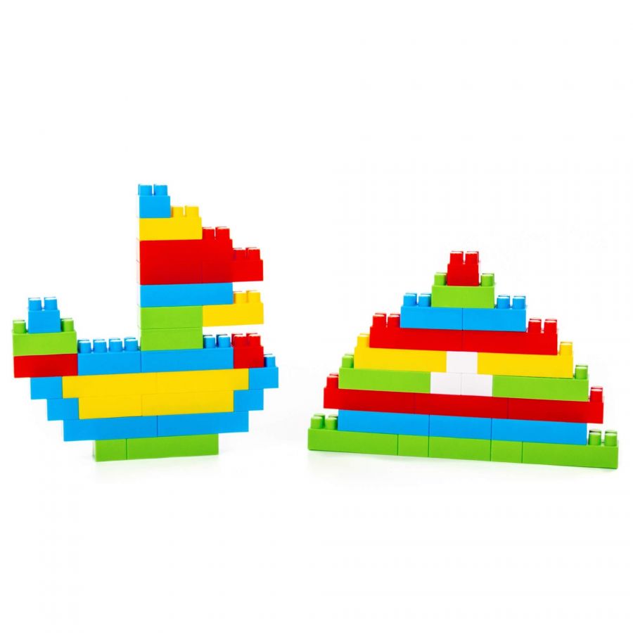 Конструктор (Средний, 72 элемента) (в мешке)