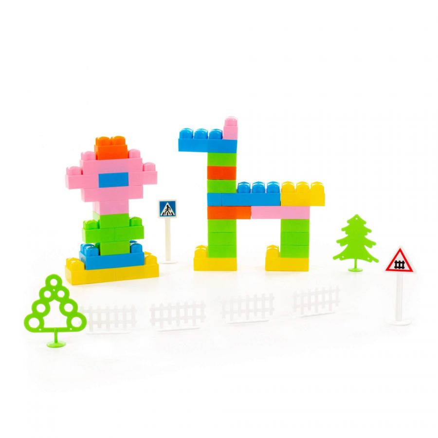 Конструктор "Малютка" (94 элемента) (в пакете)