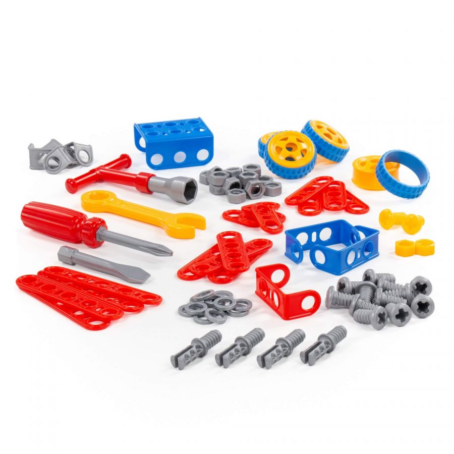 Конструктор "Изобретатель" - "Автомобиль №1" (90 элементов) (в пакете)