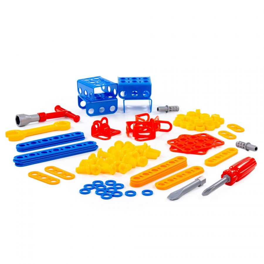 Конструктор "Изобретатель" - "Качели №1" (109 элементов) (в пакете)