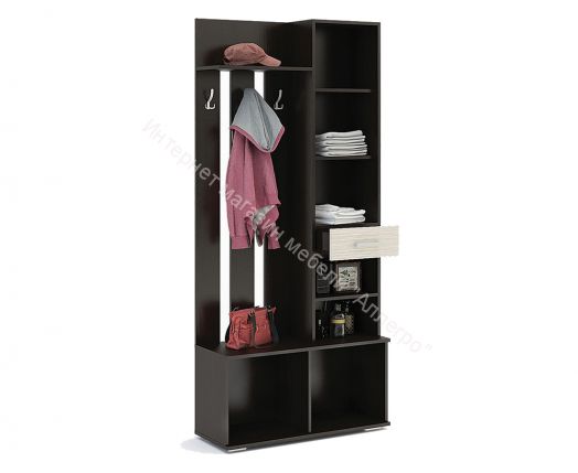 Прихожая "Сорренто" Ясень шимо светлый/тёмный