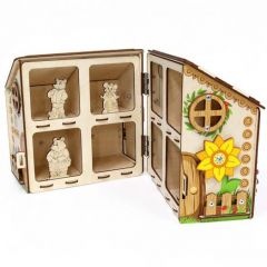 Бизиборд домик бизидом Театр Теремок Yoshatoys