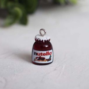 Кукольный аксессуар Подвеска Нутелла (Nutella) пластик 1,5 см - 1 шт