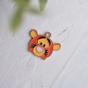 Подвеска металлическая - Тигруля 2 см