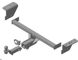 Фаркоп Haval Jolion 2021- съемное крепление шара под американский квадрат