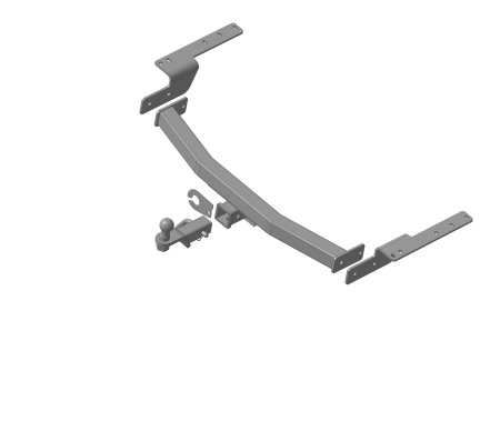 Фаркоп Toyota Land Cruiser Prado J120 2003-2009, J150 2009- съемное крепление шара под американский квадрат