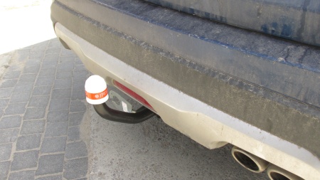 Фаркоп Kia Rio X-line 2017-2020, Kia Rio X 2021-2022 твердое крепление шара