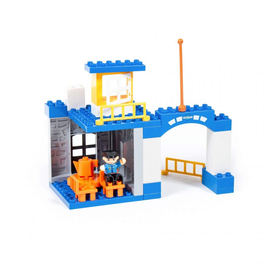 Конструктор "Макси" - "Полицейский участок" (36 элементов) (в коробке)