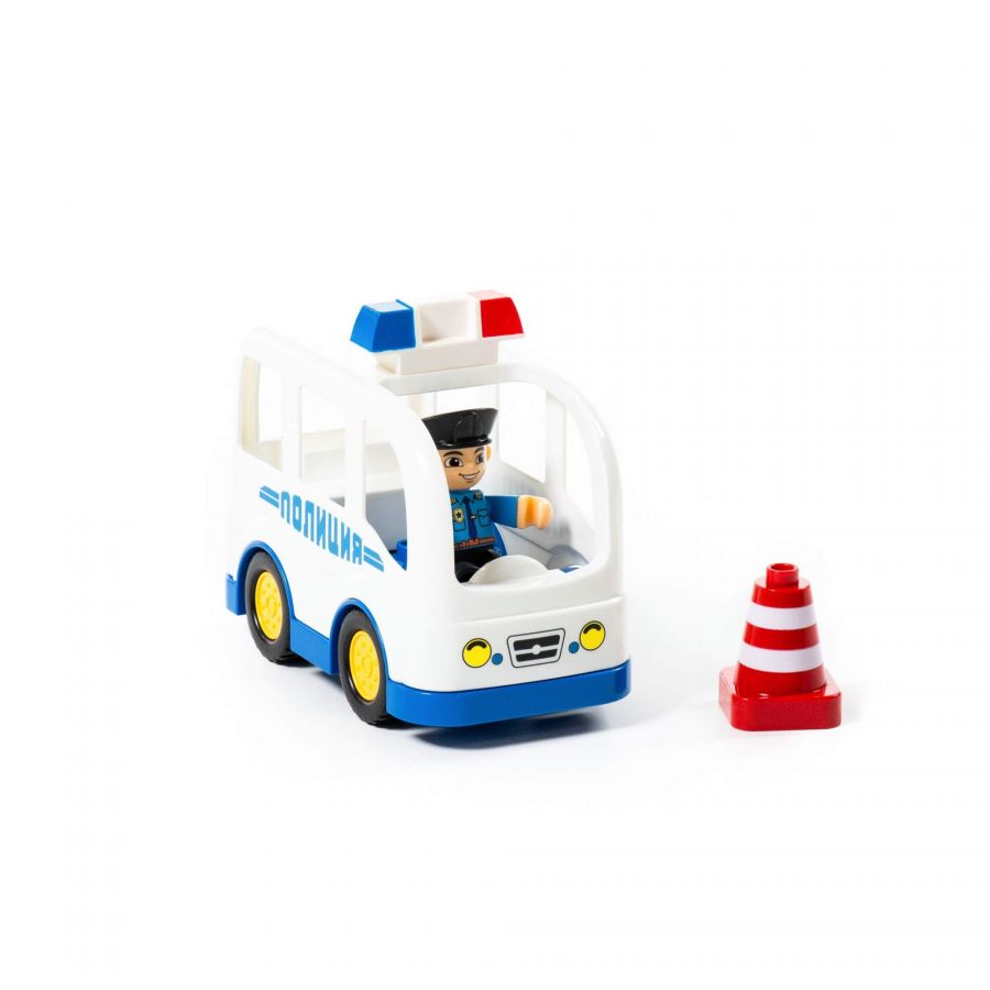 Конструктор "Макси" - "Полицейский участок" (70 элементов) (в коробке)