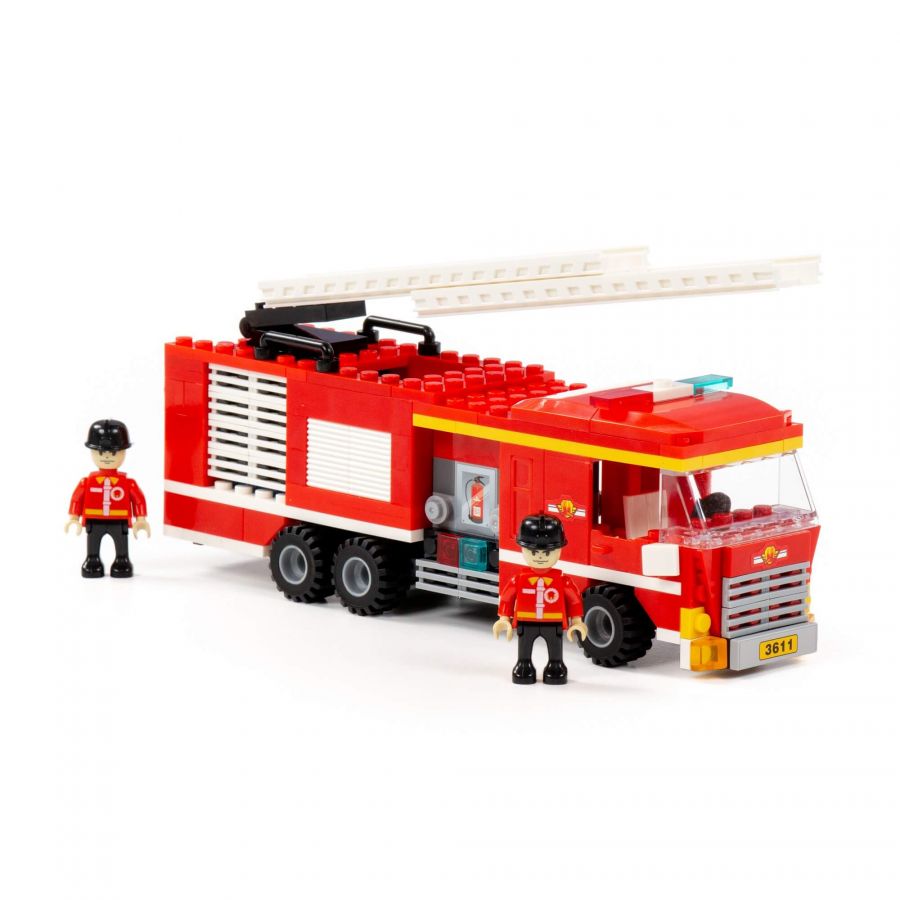 Конструктор "Классик" "Пожарная служба-3" (228 элементов) (в коробке)